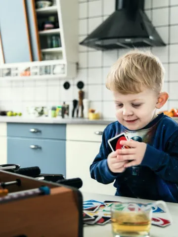 Familieliv i en kunstnervilla