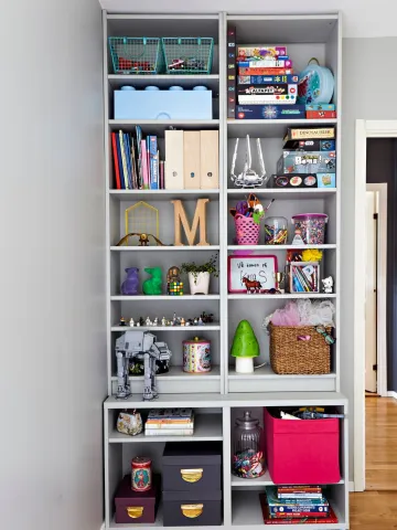 Sådan maler du reol eller hylde