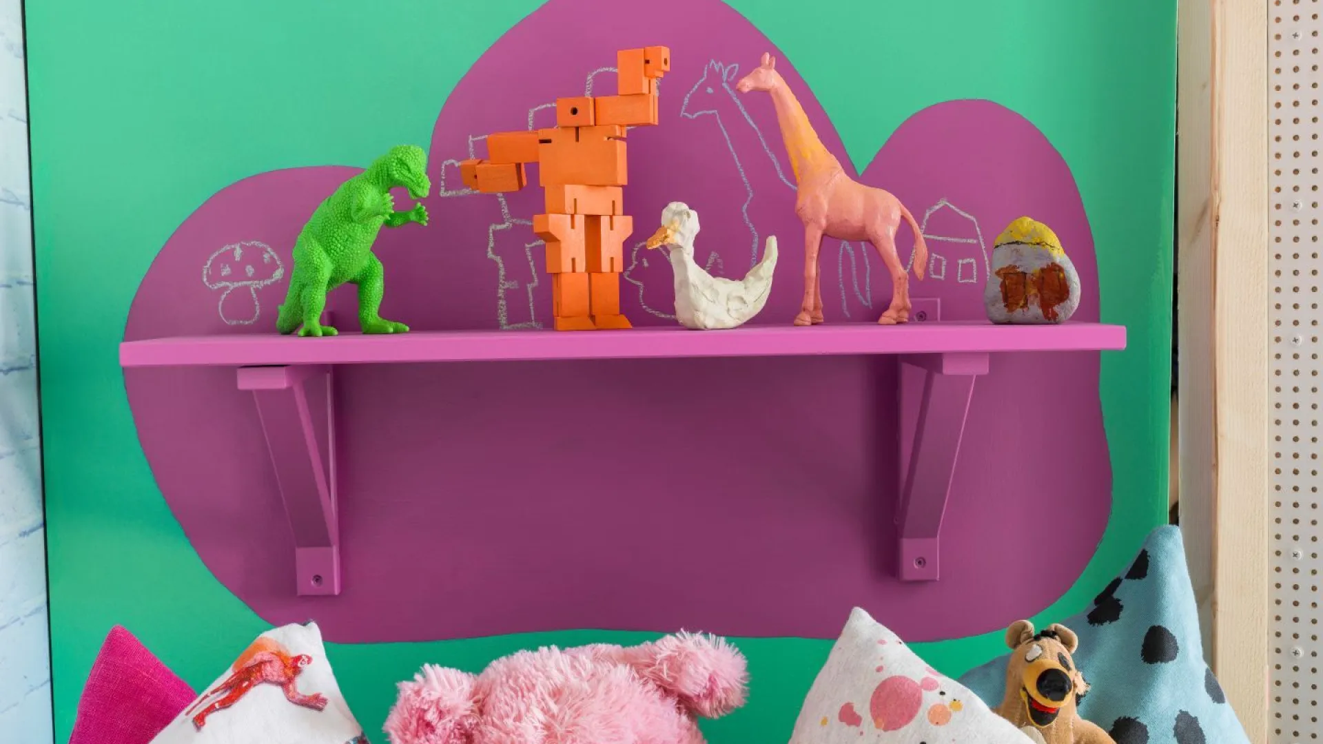 barnrum skoltavelfärg