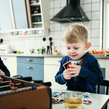 Familieliv i en kunstnervilla