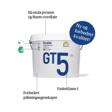 Proffmaling Scotte GT for vegger innendørs