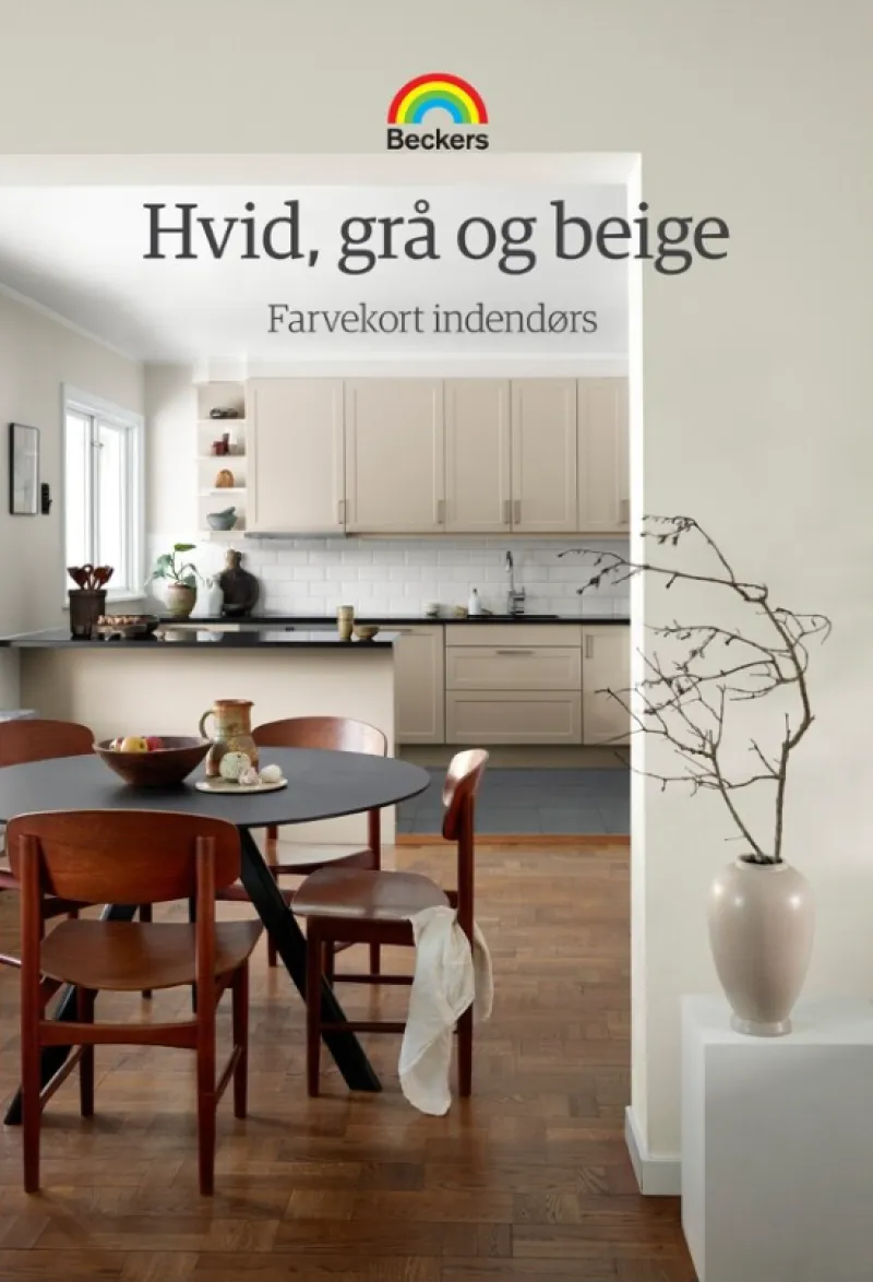 Beckers Indendørs Farvekort: Hvid, Grå & Beige 